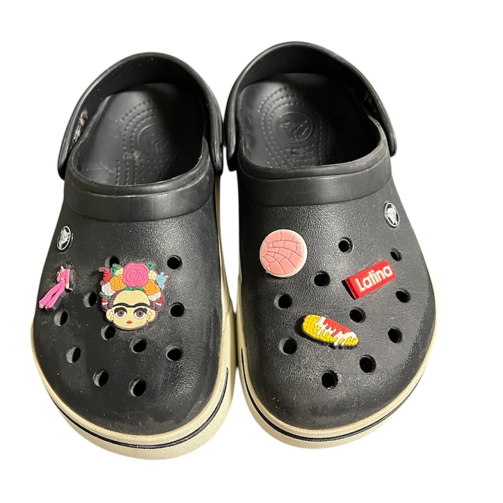 Women’s Black & White Classic Crocs